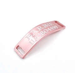 Chapita pasador de gatos para Collares de 1cm de ancho hecha en aluminio color - tienda online