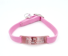 Chapita pasador de gatos anodizada color ROSA - tienda online