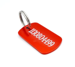 Chapita Militar Para Perros roja Al instante! - Medallas para Perros