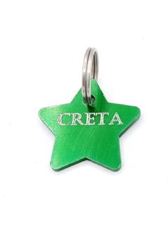 Chapita estrellita color verde