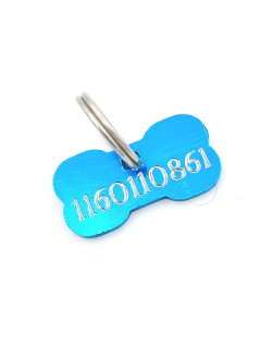 Chapita Small bone en color turquesa - comprar online