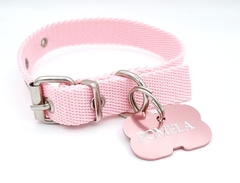 Magnus canin hueso mediano anodizado color Rosa