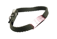 Chapitas Para Gatos Pasador ROSA + Collar De 1 Cm Reforzado VERDE MILITAR - comprar online