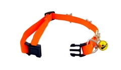 Collar regulable de 1cm con cierre facil broche NARANJA en internet