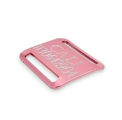 Chapita pasador para collares de 4cm de ancho en color ROSA - comprar online