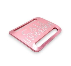 Chapita pasador para collares de 4cm de ancho en color ROSA en internet