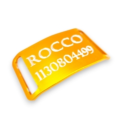 Chapita Pasador anodizado para collares de 3cm de ancho en varios colores en internet