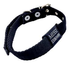 Chapita Pasador anodizado negro+collar negro de 2cm - comprar online