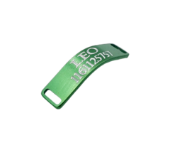 Chapita pasador de gatos para Collares de 1cm de ancho hecha en aluminio color en internet