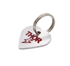 Chapita Corazon Pop RAYO - Medallas para Perros