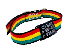 Chapita Pasador anodizado + collar JAMAICA 3CM + linea extra - comprar online