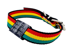 Chapita Pasador anodizado + collar JAMAICA 3CM + linea extra en internet