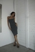Line dress midi - gray