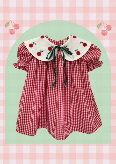 Vestido Cherry (manga curta)