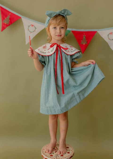 Vestido Natalino Xadrez - comprar online