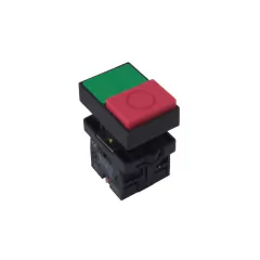 Botão de comando com retorno por mola duplo 22mm