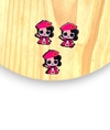 Aplique Resina Lol Boina Pink 3x2 cm