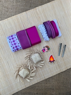 kit Junino Roxo - comprar online
