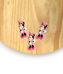 Aplique Emborrachado Minnie Rosa 5x2,5 cm