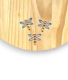 Aplique Libélula Azul de Acrílico 3x2 cm