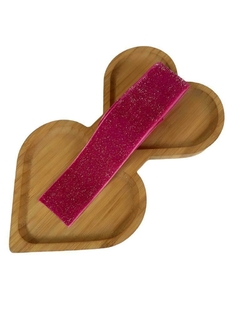 Veludo com com Lurex 38mm - Rosa Pink no metro