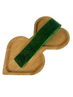Veludo com com Lurex 38mm - Verde Bandeira no metro