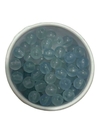 Contas miçanga que brilha no escuro 8mm - cor azul 30gr