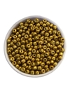 Contas miçangão 4mm - cor dourado 20gr