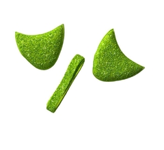 Orelhas Verde Neon com Tira para encapar Par