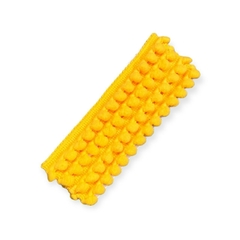 Pompom Grelot no metro -Amarelo ouro