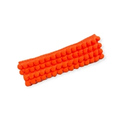 Pompom Grelot no metro -Laranja Neon