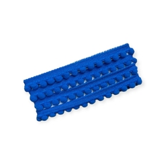 Pompom Grelot no metro Azul Royal Claro
