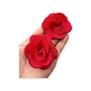 Florzinha de Poliéster 5 cm Vermelho