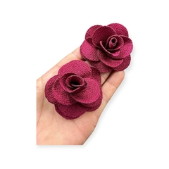 Florzinha de Poliéster 5cm Vinho