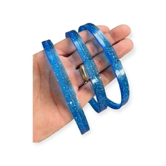 Tiaras de Acrlico 10mm Azul