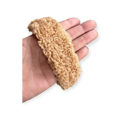 Tiara de Plush 38mm Marrom Claro