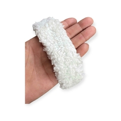 Tiara de Plush 38mm Branca