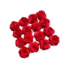 Flor de Organza Vermelho 5cm - unidade