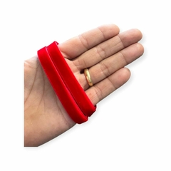 Veludo importado Sanding 10 mm - Vermelho no metro