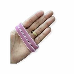 Veludo importado Sanding 10 mm - Rose no metro