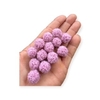 Pompom de Lã rose - 14 un