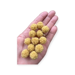 Pompom de Lã amarelo - 14 un