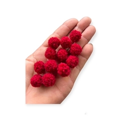 Pompom de Lã marsala - 14 uni