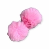 Pompom pelo alto 7cm Rosa iogurte - 1 Unidade