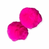 Pompom pelo alto 6cm Rosa Pink- 1 Unidade