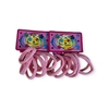 Xuxinha para cabelo 4 cm rosa bb com 6 unidades