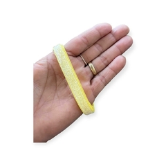 Fita Lurex Esponjosa 10mm - Amarelo no metro