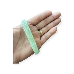 Fita Lurex Esponjosa 10mm - Verde BB no metro