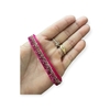 Fita Lurex Esponjosa 10mm - Rosa com Dourado e Prata no metro