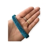 Fita Lurex Esponjosa 10mm - Azul céu no metro